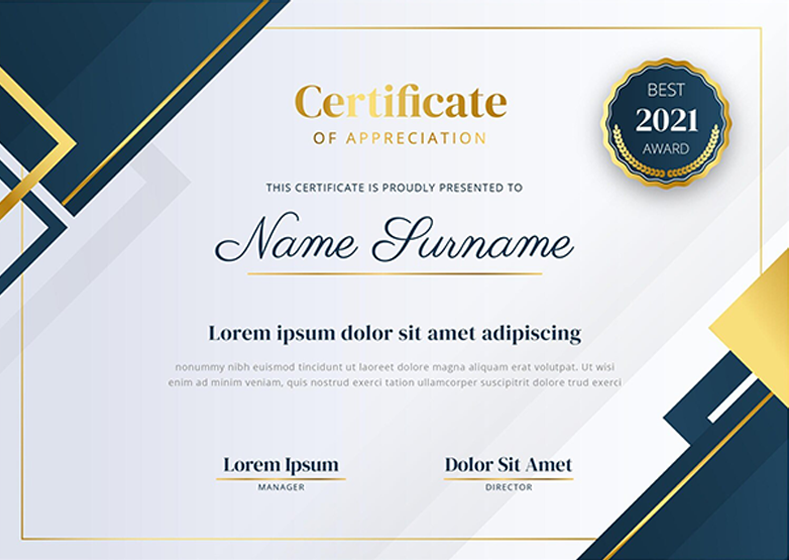 عکس گواهینامه